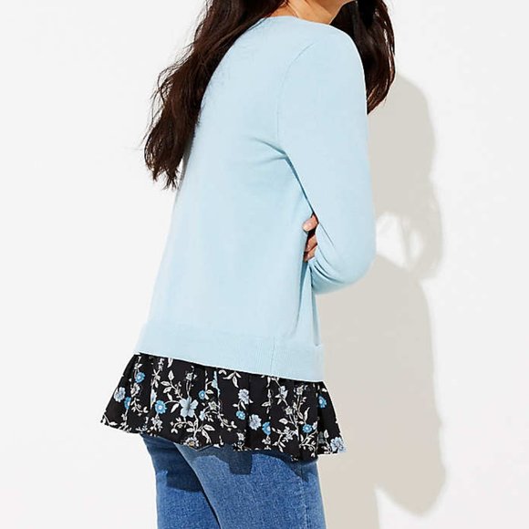 LOFT | Mixed Media Sweater - Picture 3 of 6